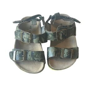 Carter's Sandals Camo Buckle Adjustable Straps Outdoor Play Size 5